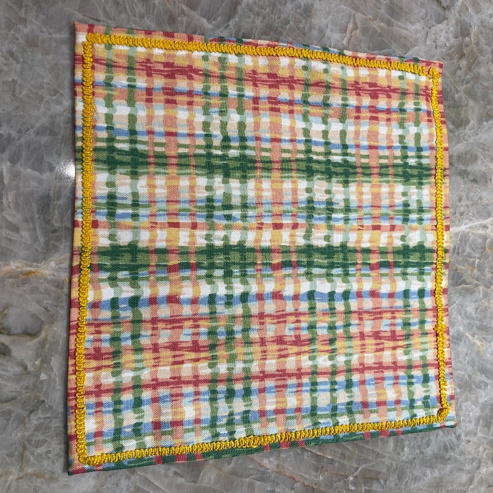 Set of 9 Cloth Napkins, 9"